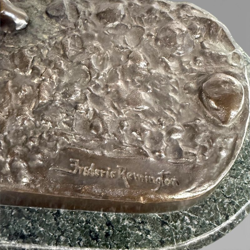 Large Cowboy Bronze ‘Bronco Buster’ After Frederic Remington, Early–Mid 20th - Image 19